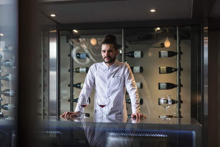 Le chef Matthieu Girardon - Restaurant Burgundy by M